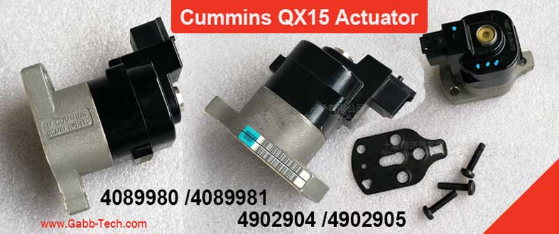 Cummins QX15 Actuator 4089981/4902905/4089980/4902904 - GABBTECH 